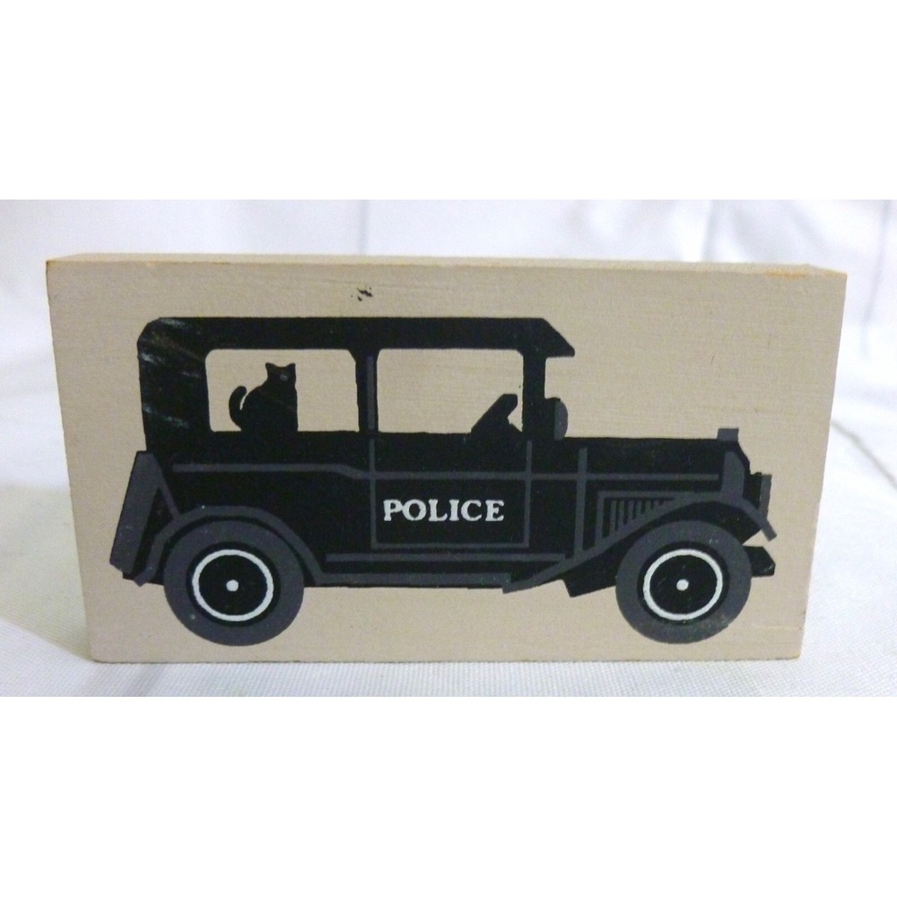 CATS MEOW OLD TIME VILLAGE POLICE CAR ACCESSORY ( 1995, Retired)
